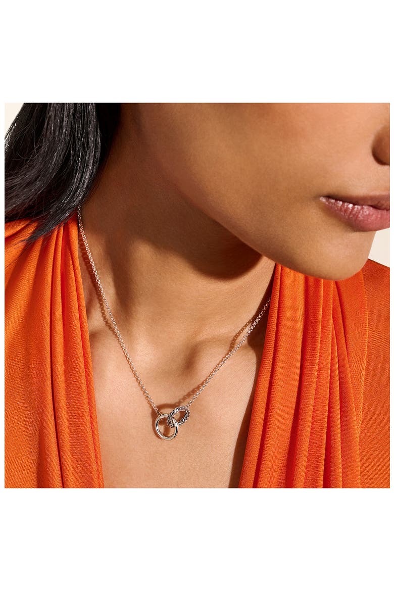 JH Essential Linked Necklace, 2mm, Alternate, color, SILVER