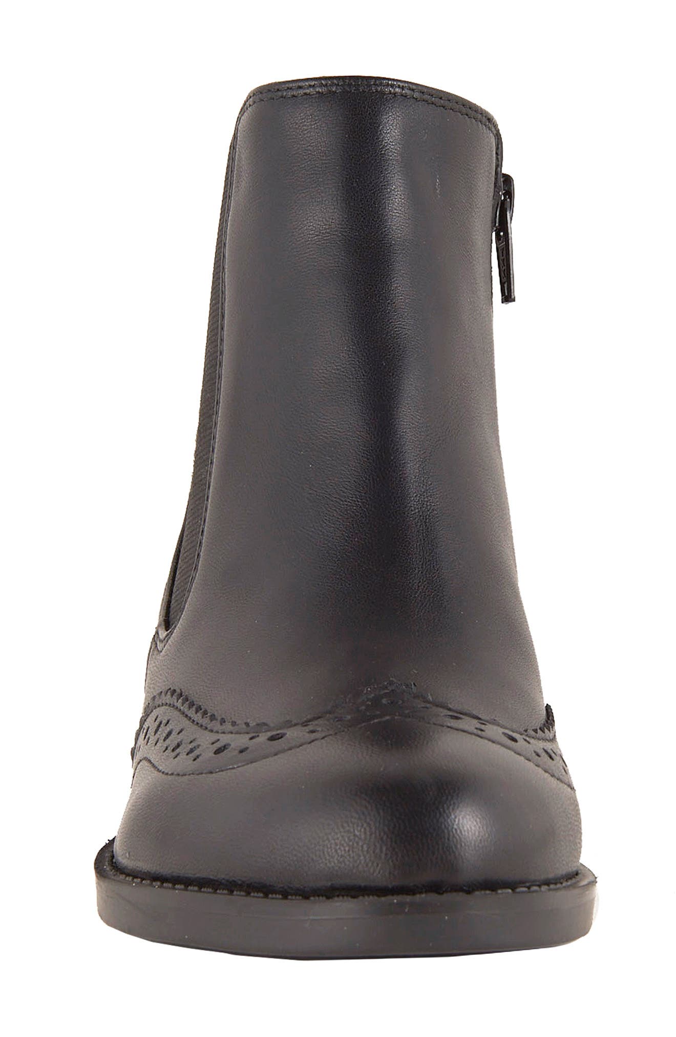 David Tate Tilly Chelsea Boot, Alternate, color, Black Nappa