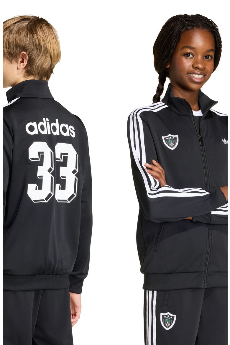 x Disney Kids' Firebird Track Jacket, Alternate, color, BLACK/ WHITE