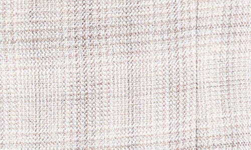 Vince Iker Regular Fit Plaid Silk & Wool Sport Coat In Grey/brown