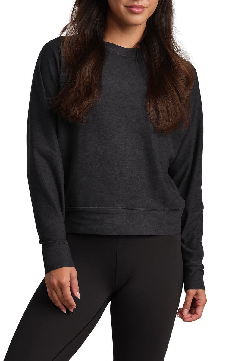 Rhone Atmosphere Sweatshirt, Main, color, Black Heather