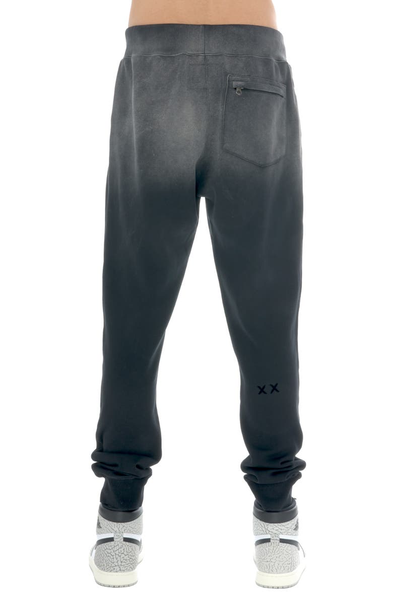 Cult of Individuality Shimuchan Ombré Cotton Graphic Sweatpants, Alternate, color, Vintage Black