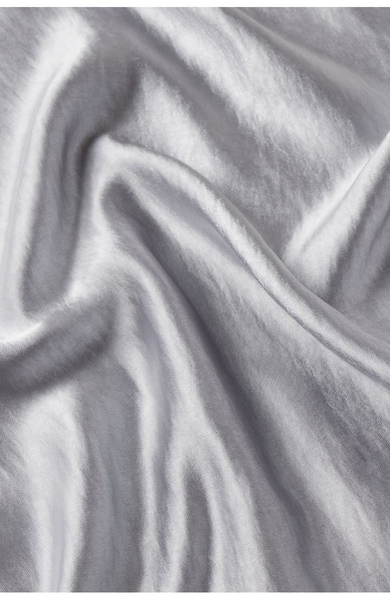 Franne Golde Bias Cut Satin Midi Slip Dress, Alternate, color,