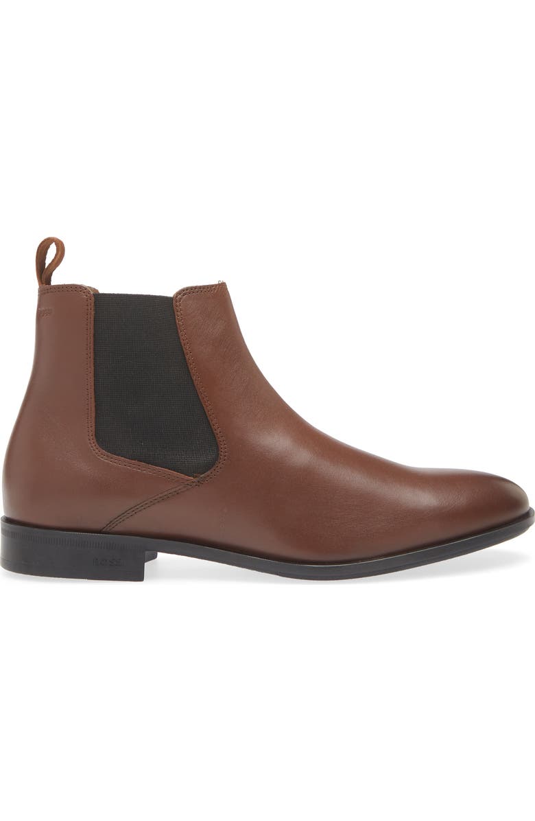 BOSS Colby Chelsea Boot, Alternate, color, Medium Brown