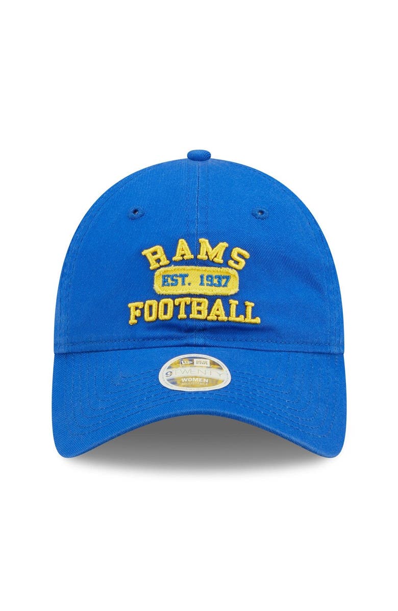 New Era Women's New Era Royal Los Angeles Rams Formed 9TWENTY Adjustable Hat, Alternate, color,