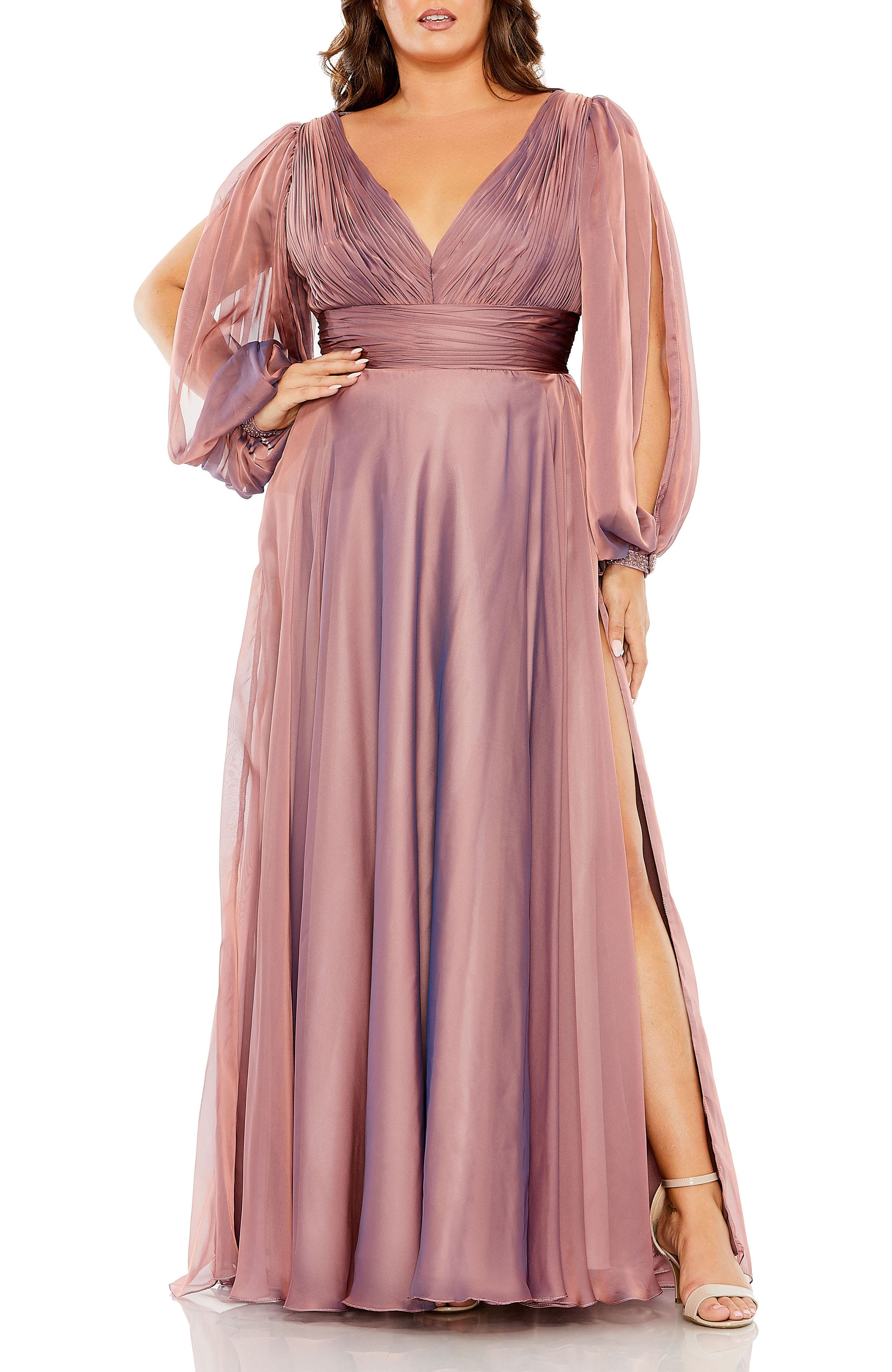 pink plus size party dresses
