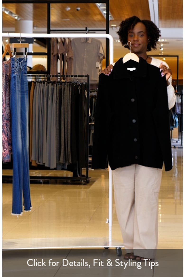 Spread Collar Button Cardigan video