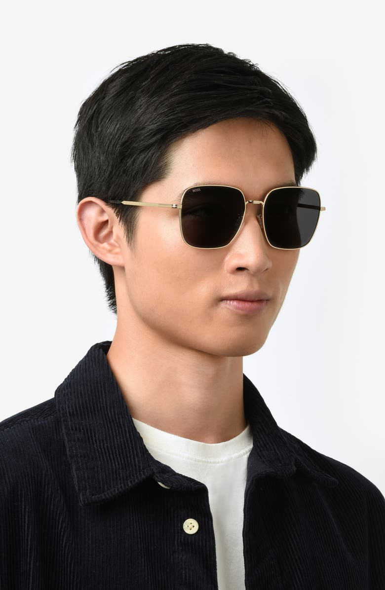 BOSS 59mm Square Sunglasses, Alternate, color, 0J5g-Ir