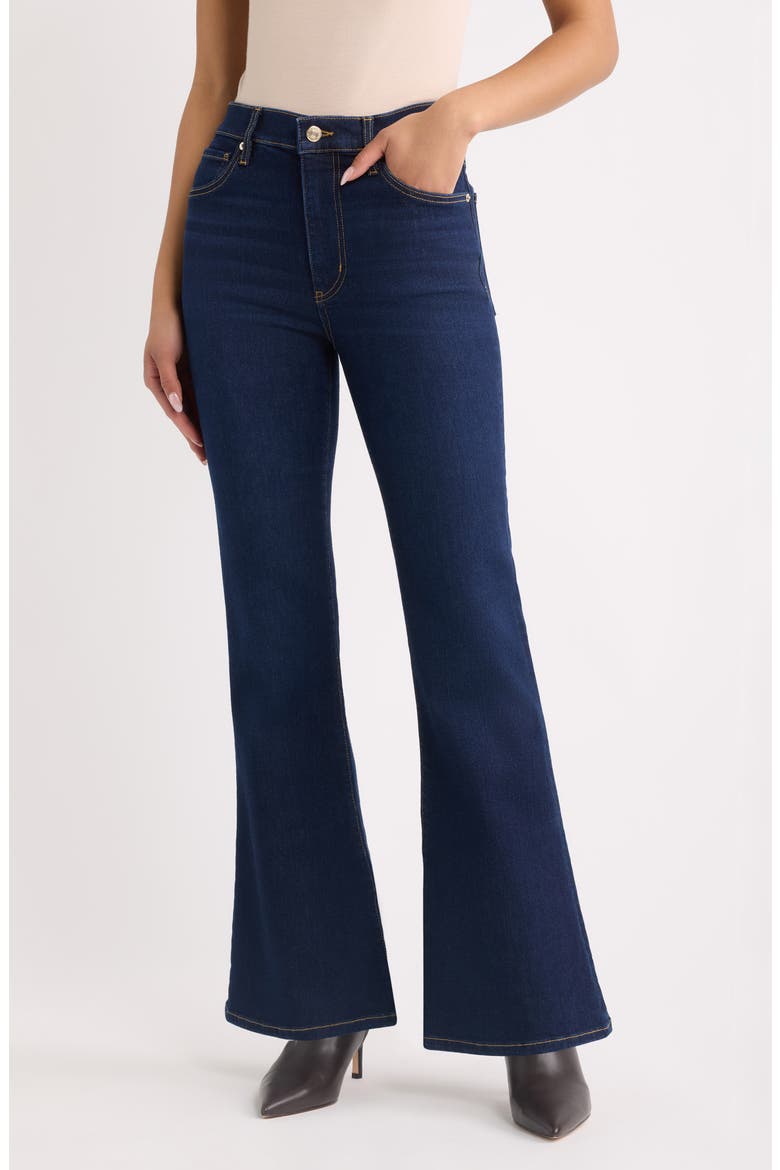 The Pixie High Waist Flare Jeans, Main, color, FAIRWAY