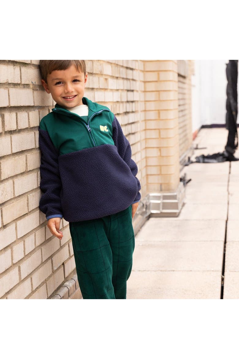 Colorblock Zip Up, Alternate, color, Navy