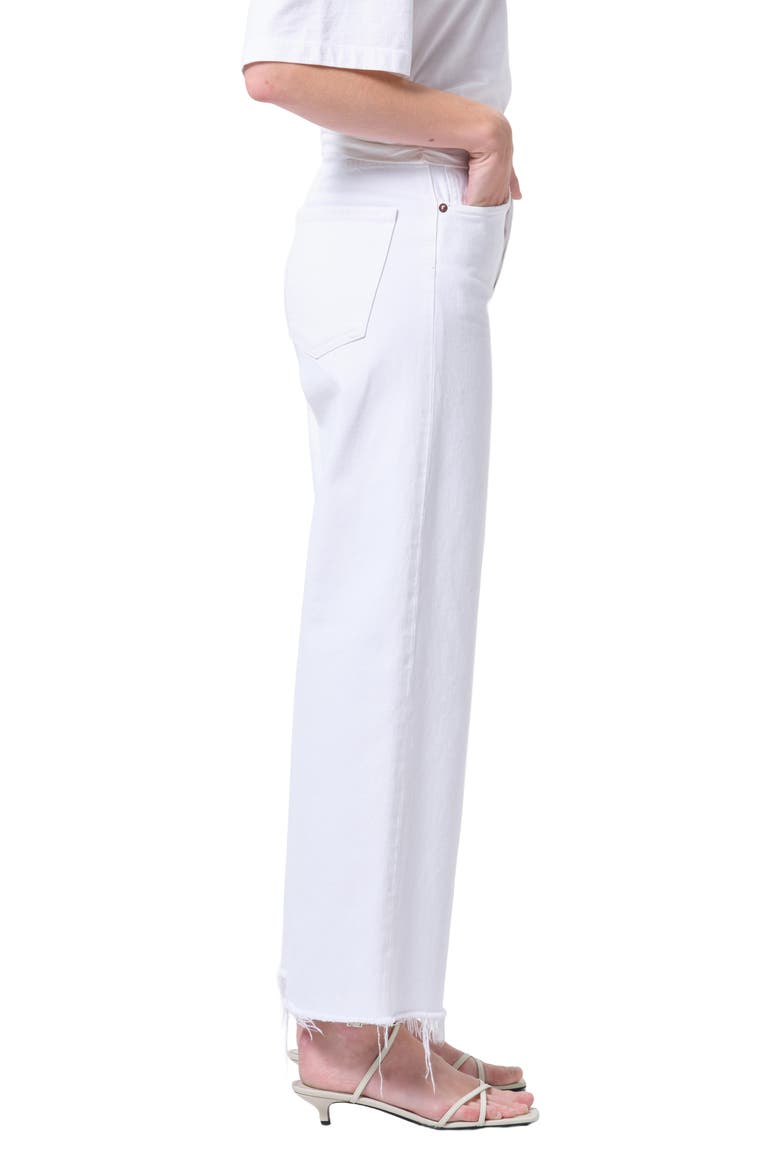 Ren High Waist Wide Leg Jeans, Alternate, color, MARSHMALLOW WHITE