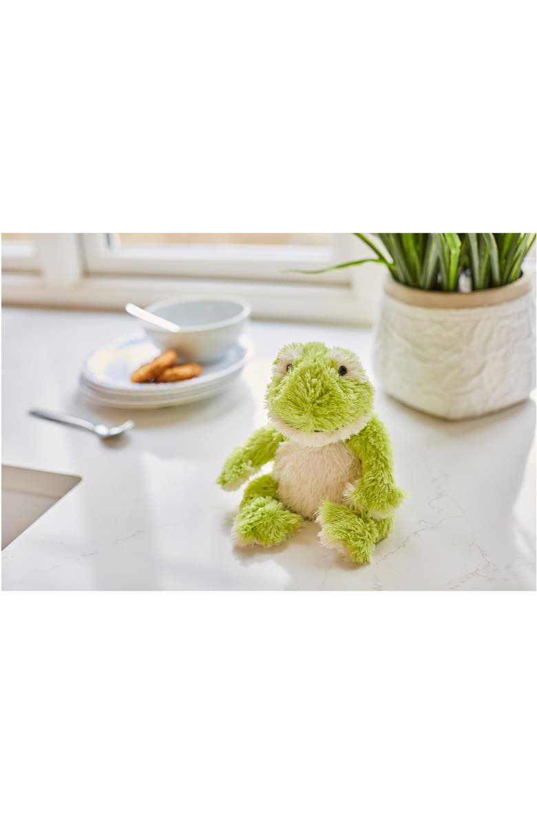 Warmies Frog Junior Plush Toy, Alternate, color, Bright Green
