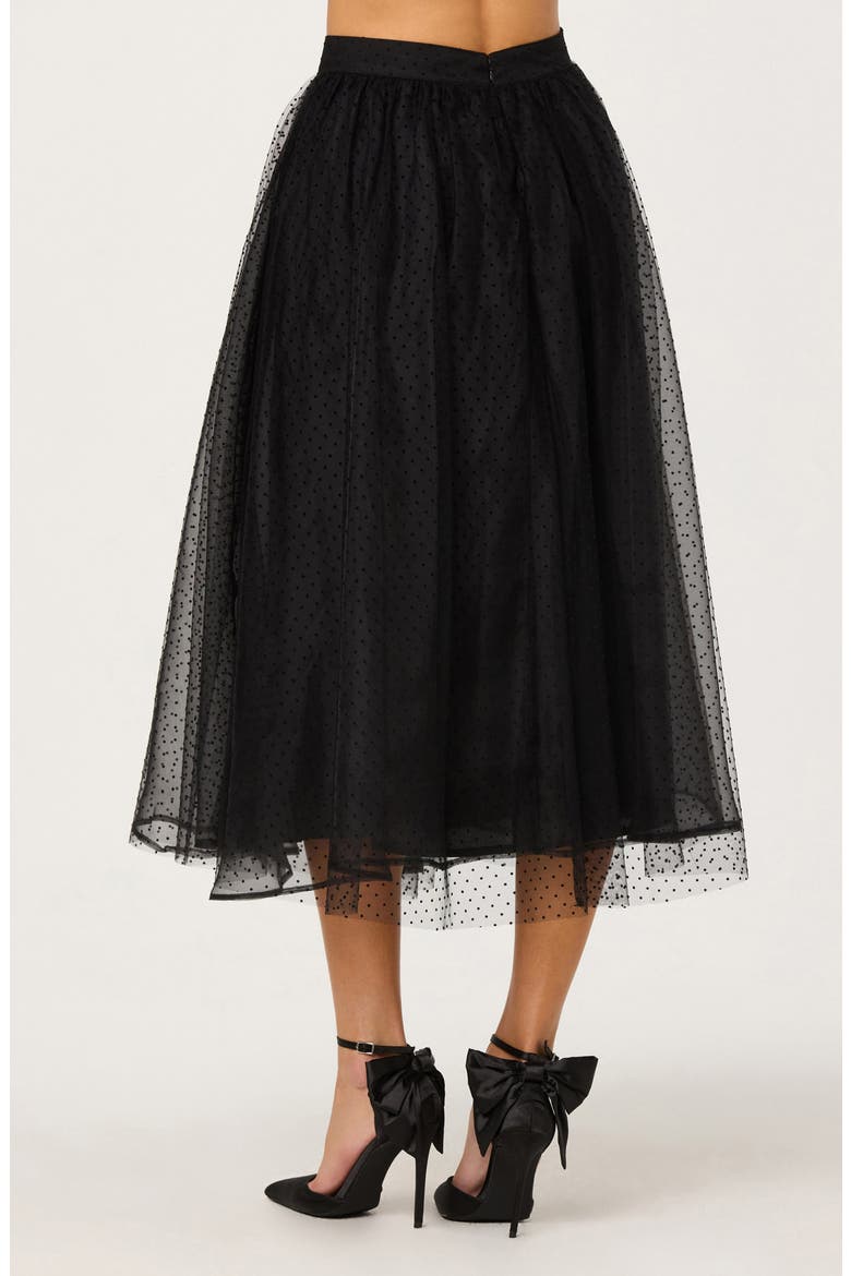 Lela Tulle Skirt, Alternate, color, BLACK
