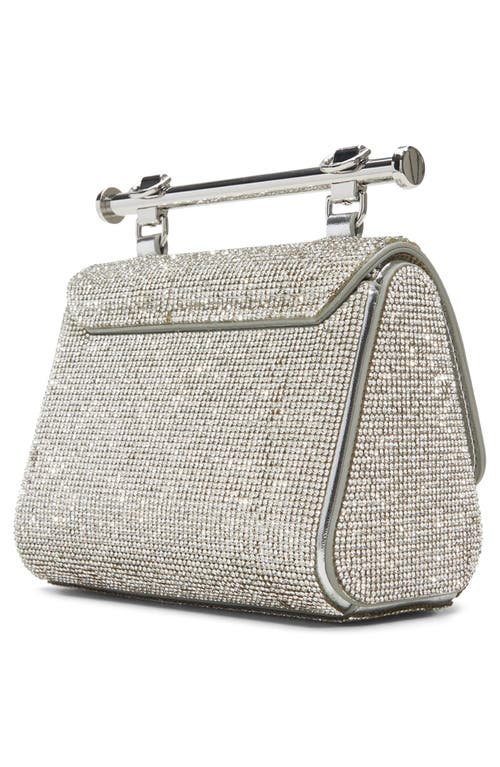 Aldo Bling Chic Top Handle Handbag In Silver