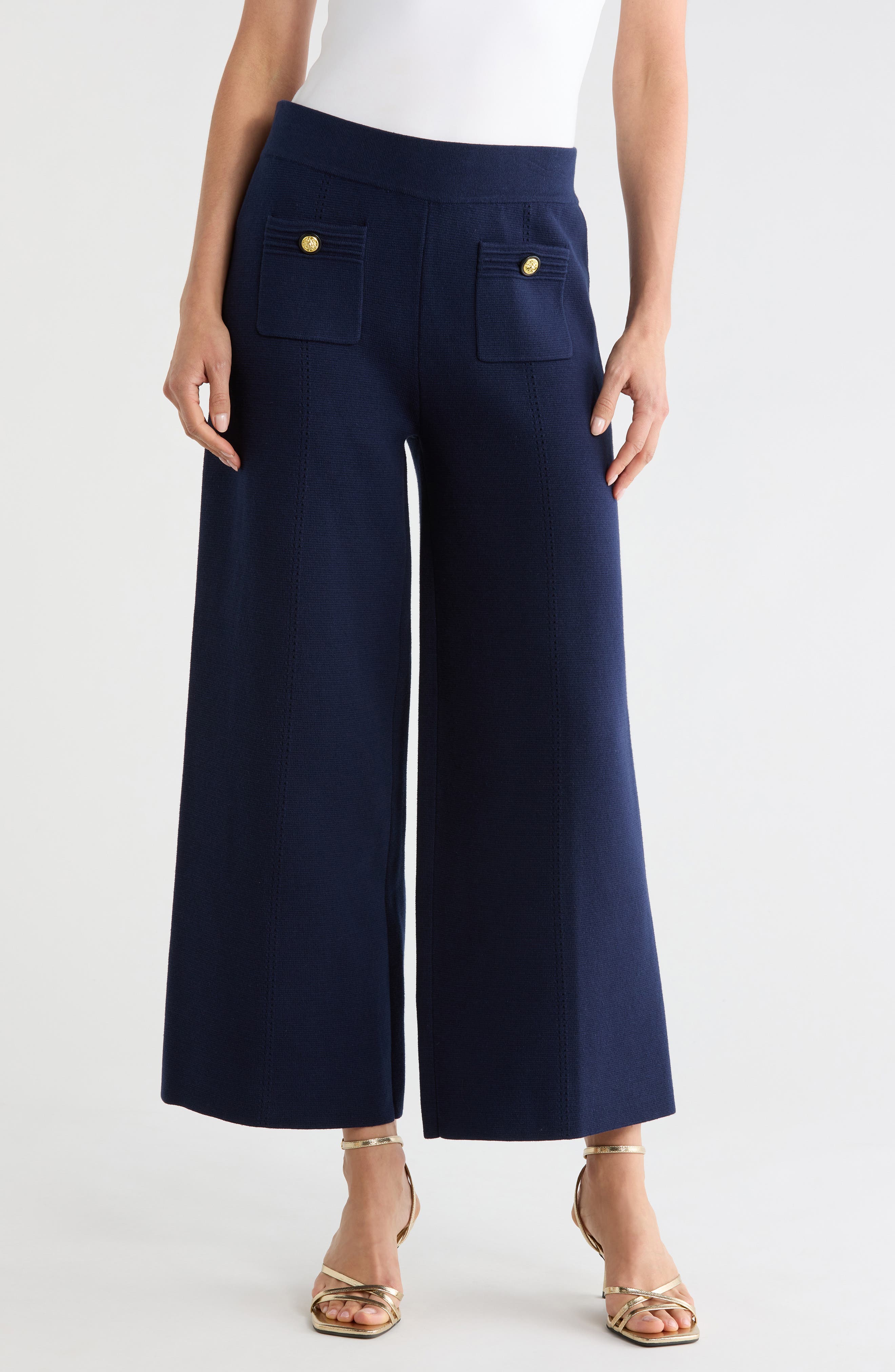 Madrid Wide Leg Knit Pants