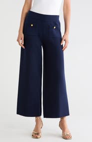 L'AGENCE Madrid Wide Leg Knit Pants
