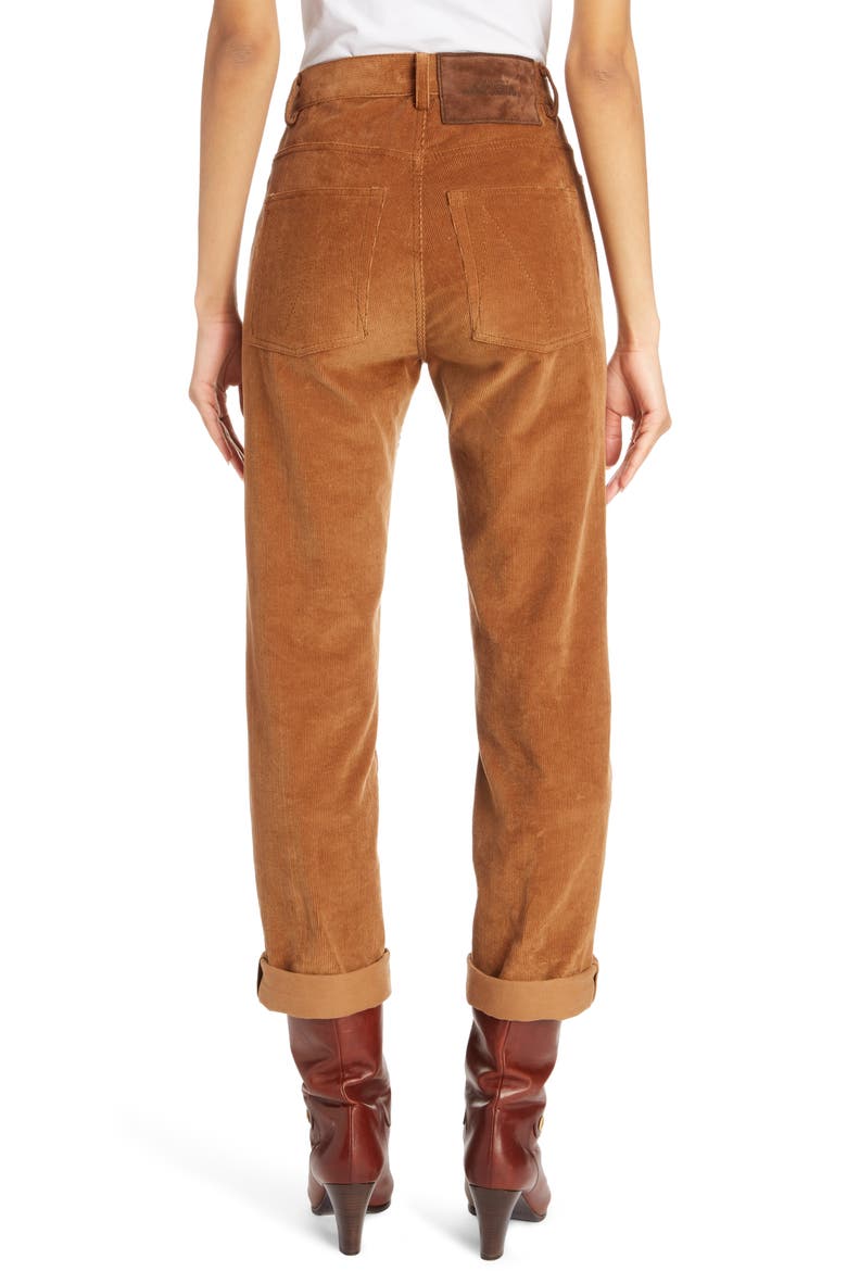 Skinny Corduroy Pants, Alternate, color, BEIGE