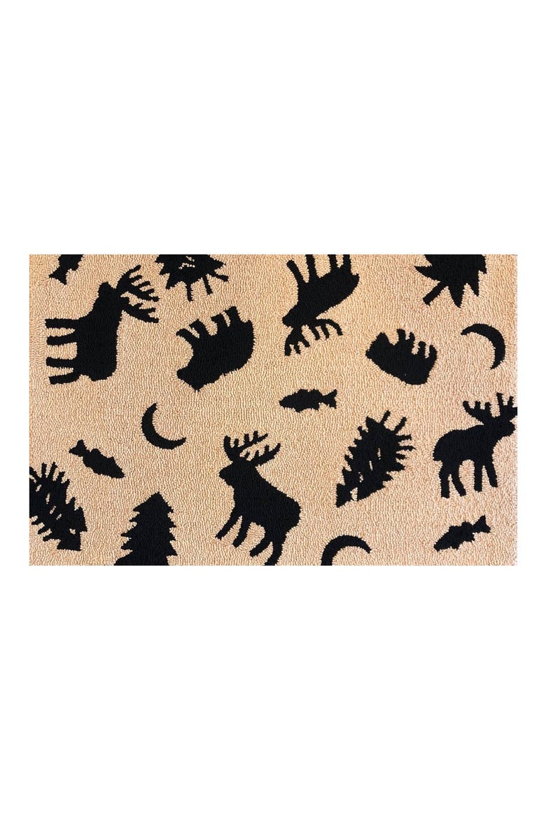 Lodge Icons Doormat, Main, color, TAN/ BROWN