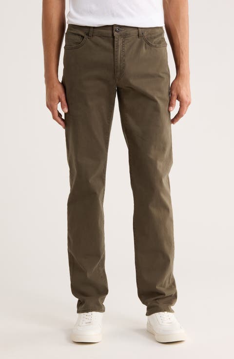 Cadiz Marathon Cotton Stretch Twill Straight Leg Pants (Regular & Big)