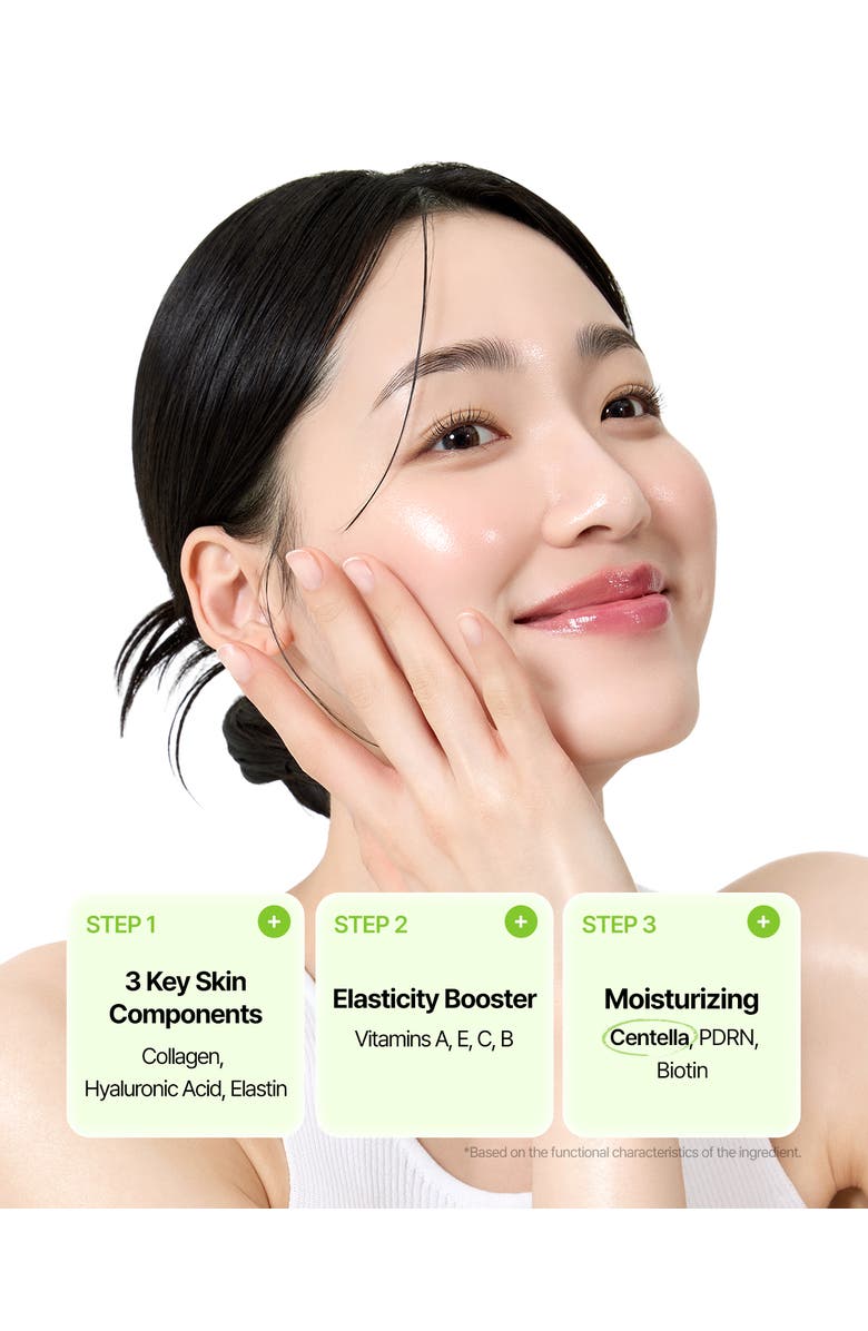 Foodology Coleology Collagen Centella Jelly 10 sticks, Alternate, color, Green