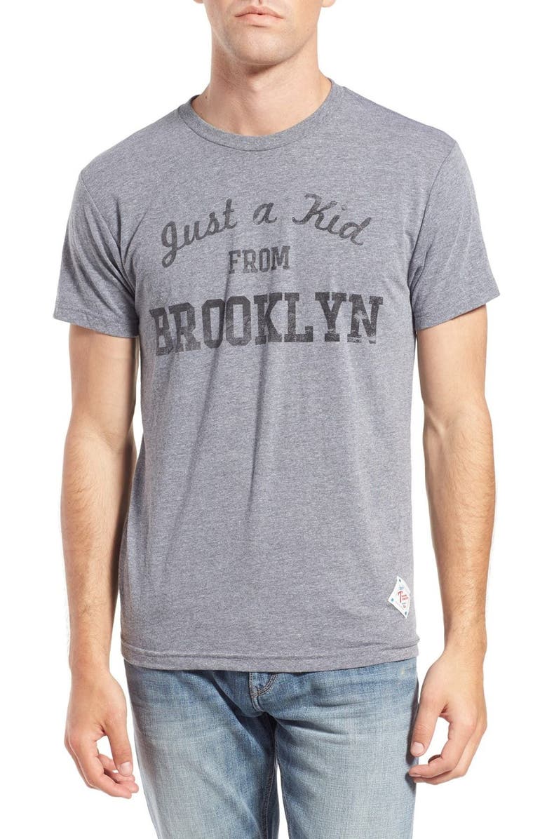 7th Inning Stretch Just A Kid From Brooklyn T-Shirt, Alternate, color, 