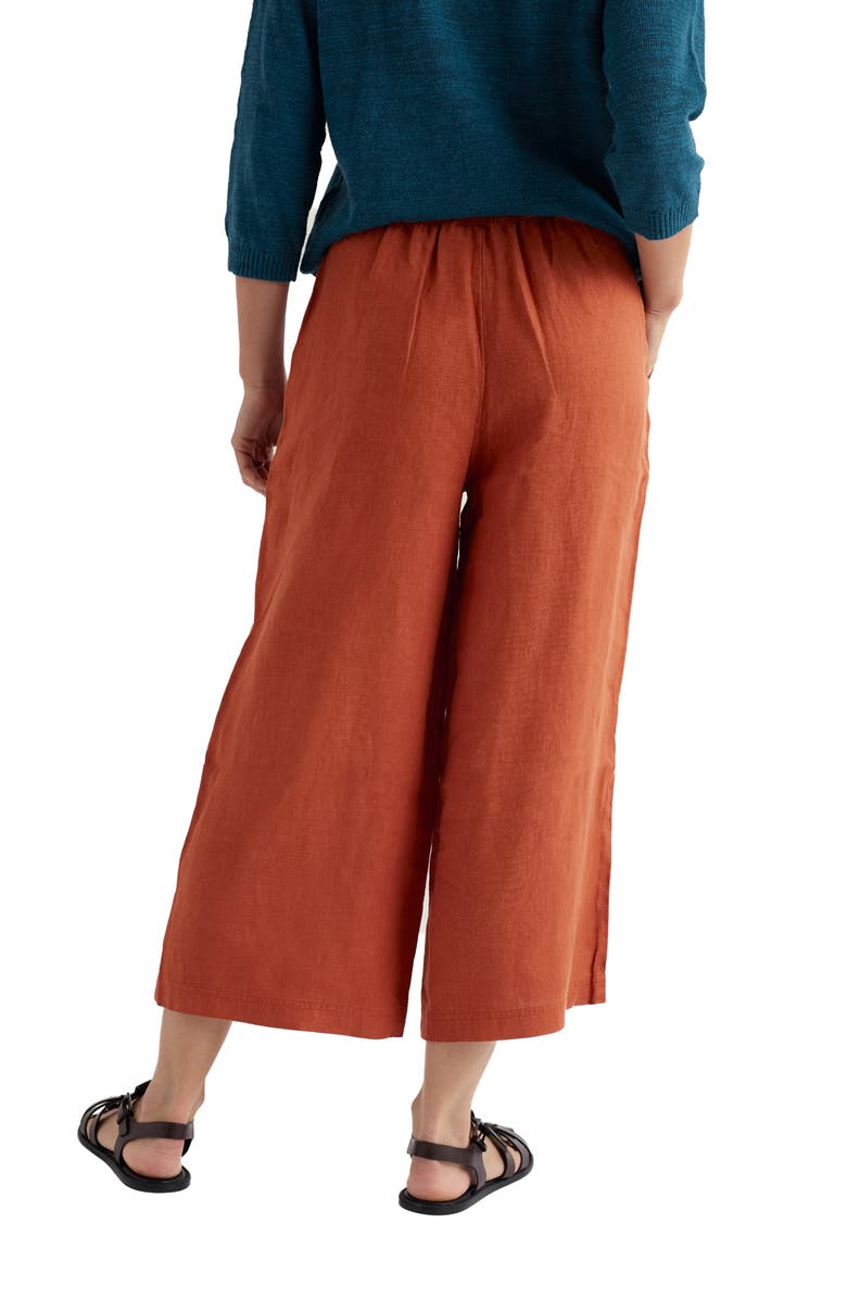 Seasalt Cornwall Merrivale Linen Culottes, Alternate, color, Oar
