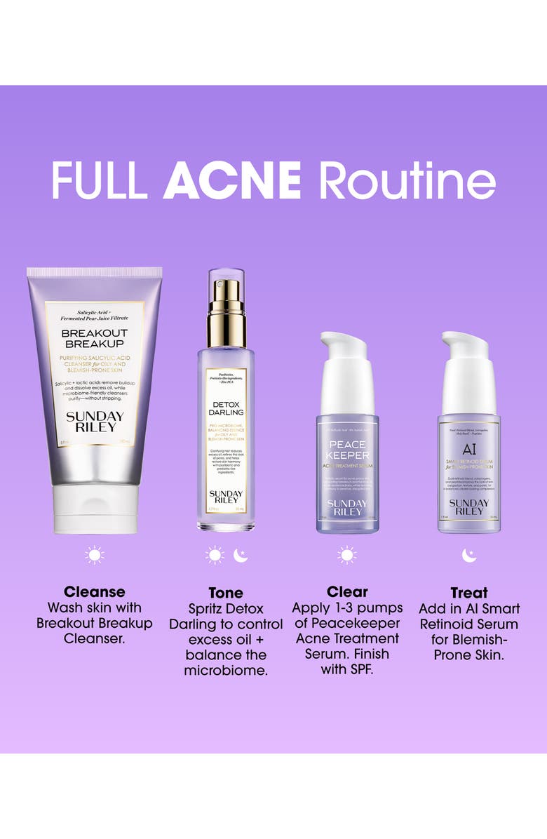 Sunday Riley Peacekeeper Acne Treatment Serum, Alternate, color, 