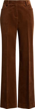 Tahari ASL Corduroy Flare Leg Pants