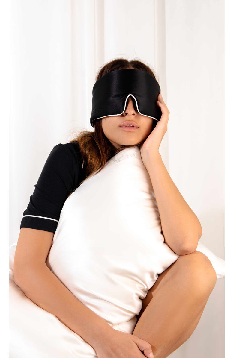 Drowsy Sleep Co. Pipe Dreams Sleep Masks, Alternate, color, Black Jade