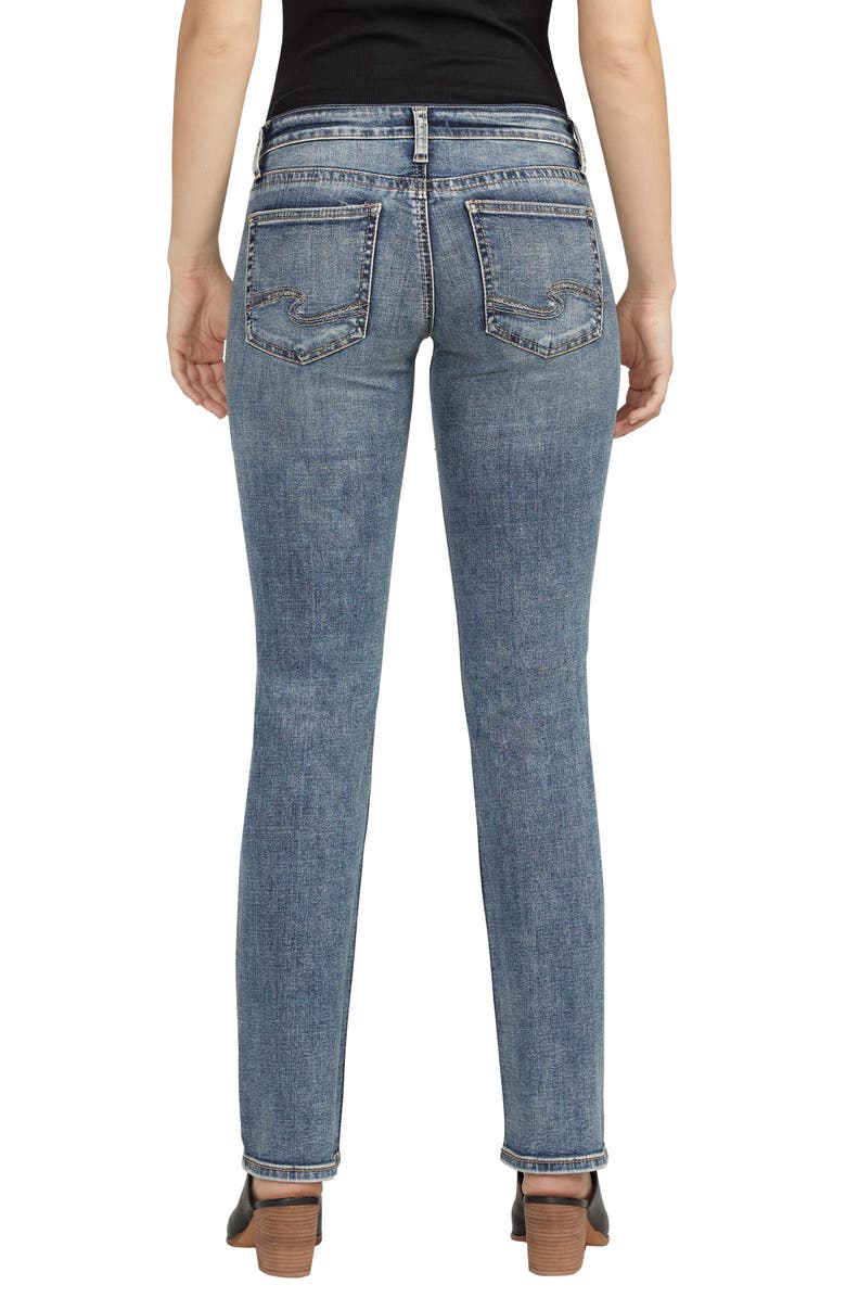 Silver Jeans Co. Tuesday Low Rise Straight Leg Jeans, Alternate, color,