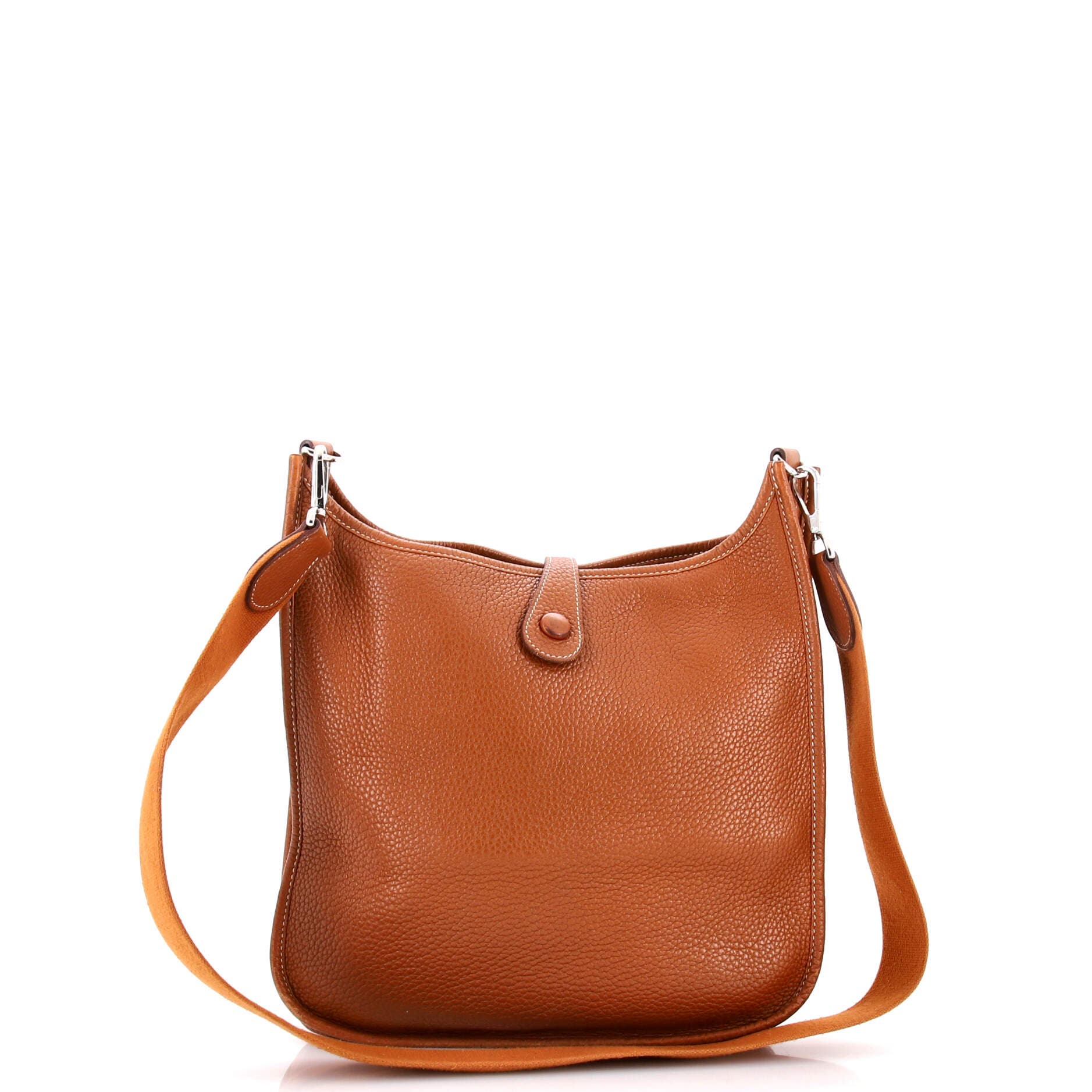 Pre-Owned Hermes Evelyne Bag Gen I Clemence PM, Alternate, color, Gold