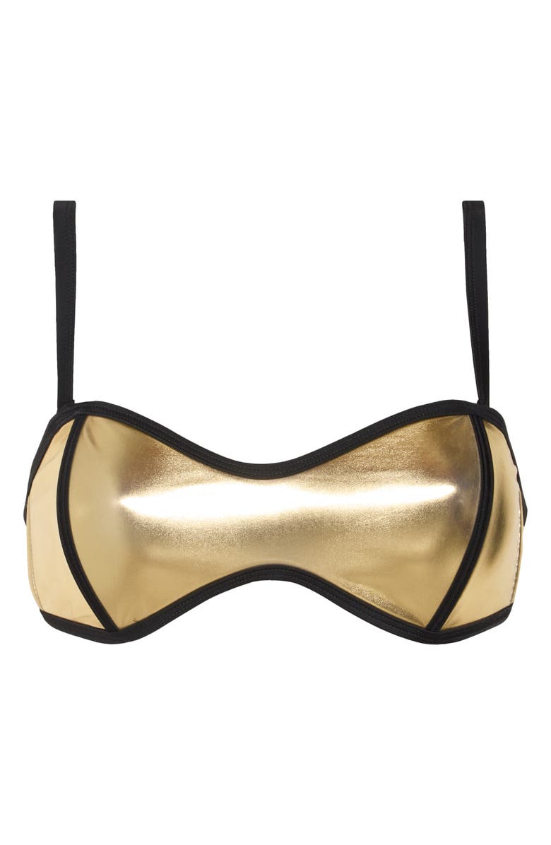 Good American Tainted Love Bikini Top, Alternate, color,