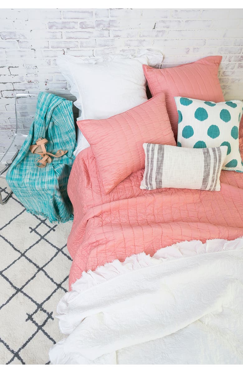 carol & frank Channel Stitch Quilt, Alternate, color, Pink