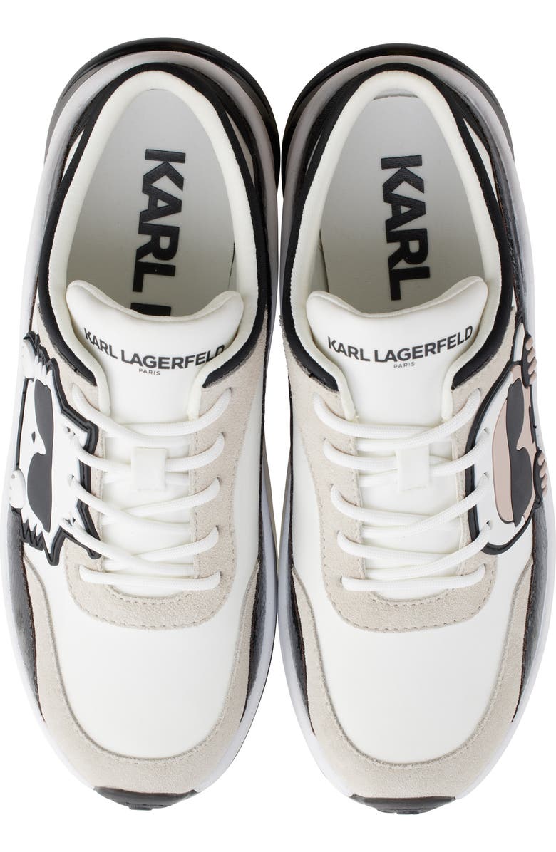 KARL LAGERFELD PARIS Coty Sneaker, Alternate, color,