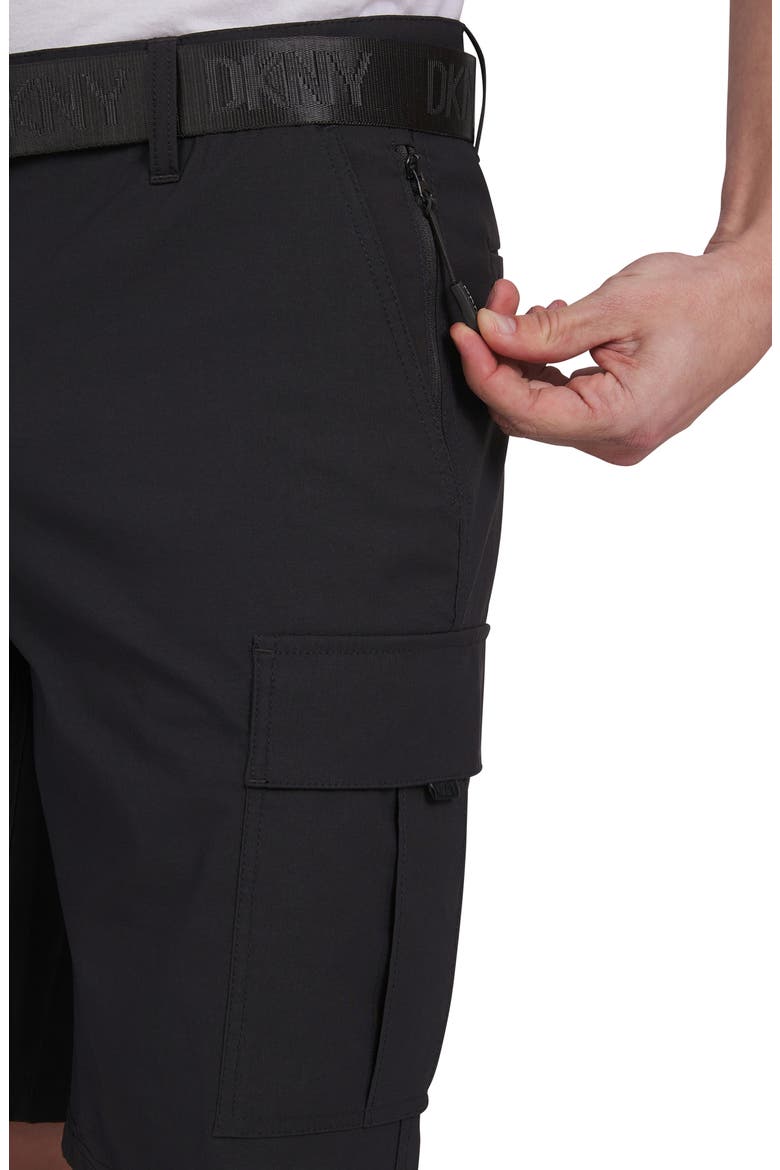 Jumel Tech Cargo Shorts, Alternate, color, BLACK
