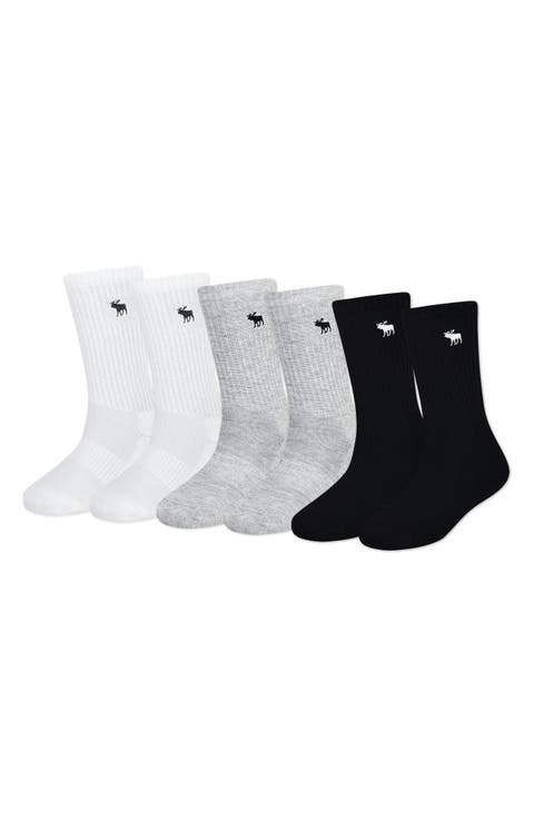 Kids' Assorted 6-Pack Crew Socks (Big Kid)