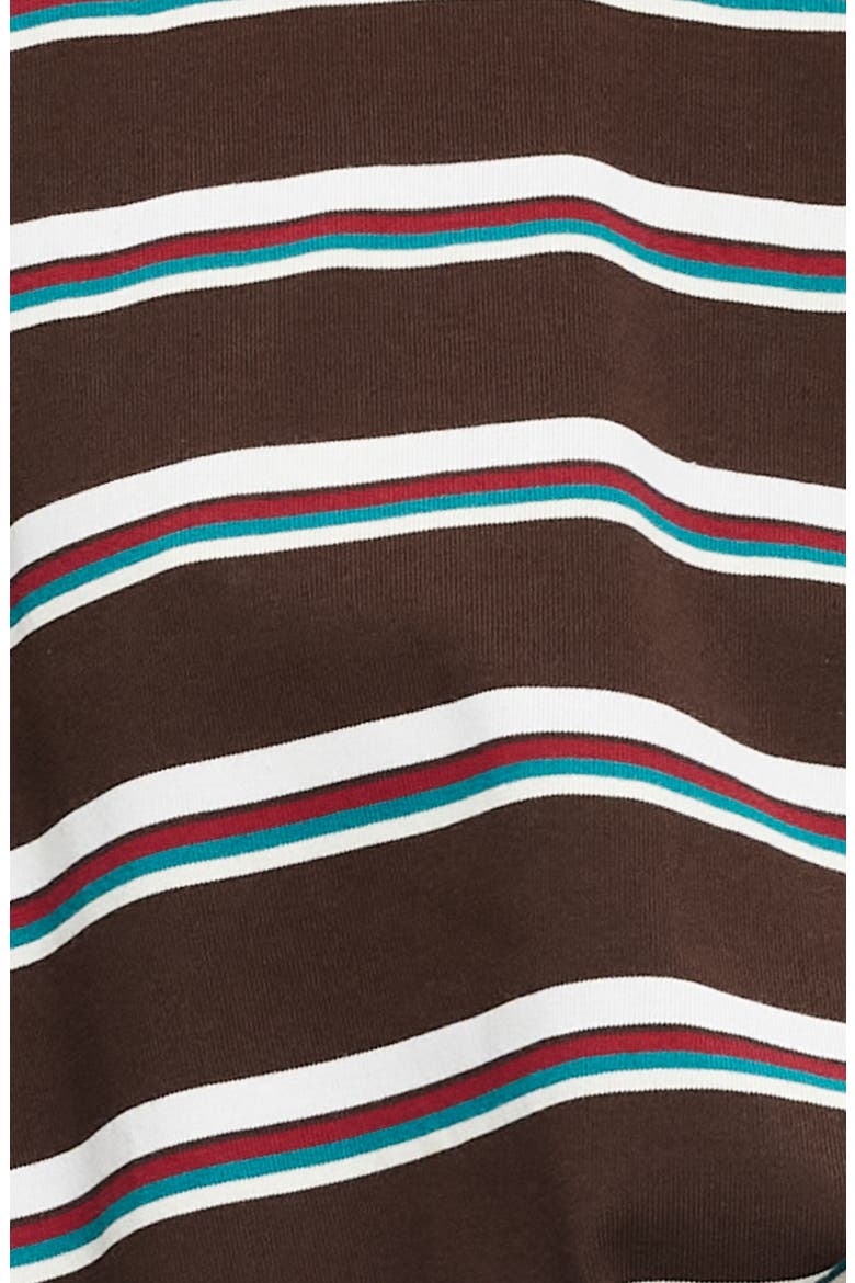 Horizon Stripe Top, Alternate, color, DARK CHOCOLATE