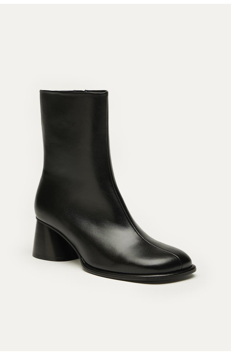 WANT Les Essentiels Holton Smooth Leather Heeled Boots, Alternate, color, Black