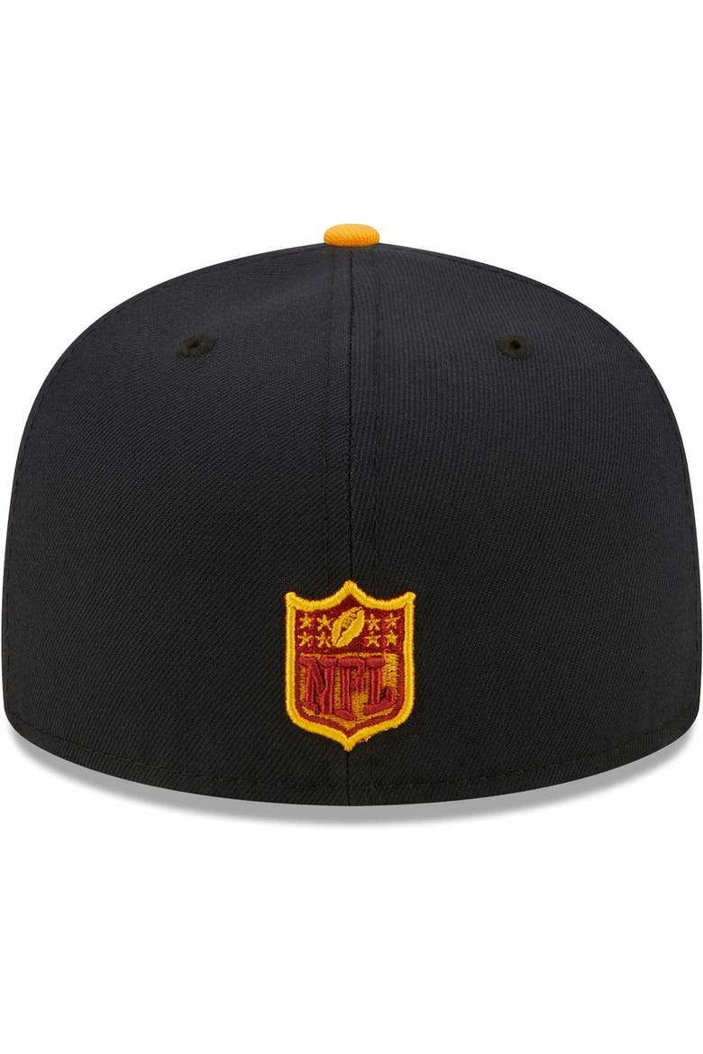 Men's New Era Navy/Gold Los Angeles Rams SoFi Stadium Inaugural Season 59FIFTY Fitted Hat, Alternate, color, Navy