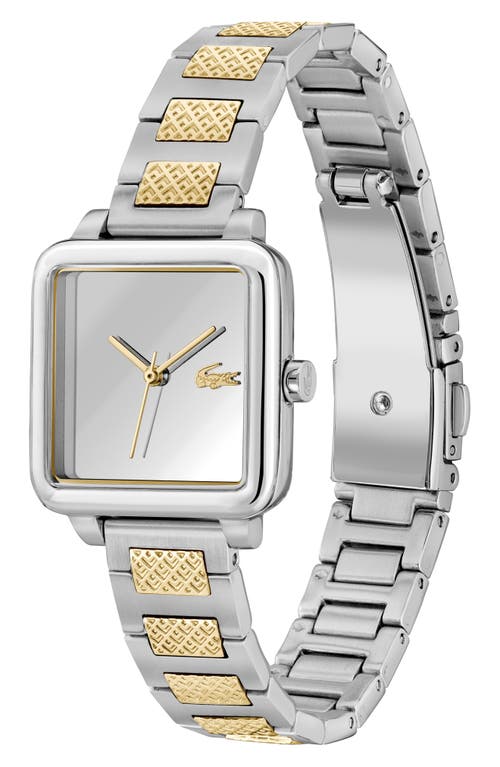 Lacoste L.12.12 Leap Bracelet Watch, 26mm X 26mm In Gold