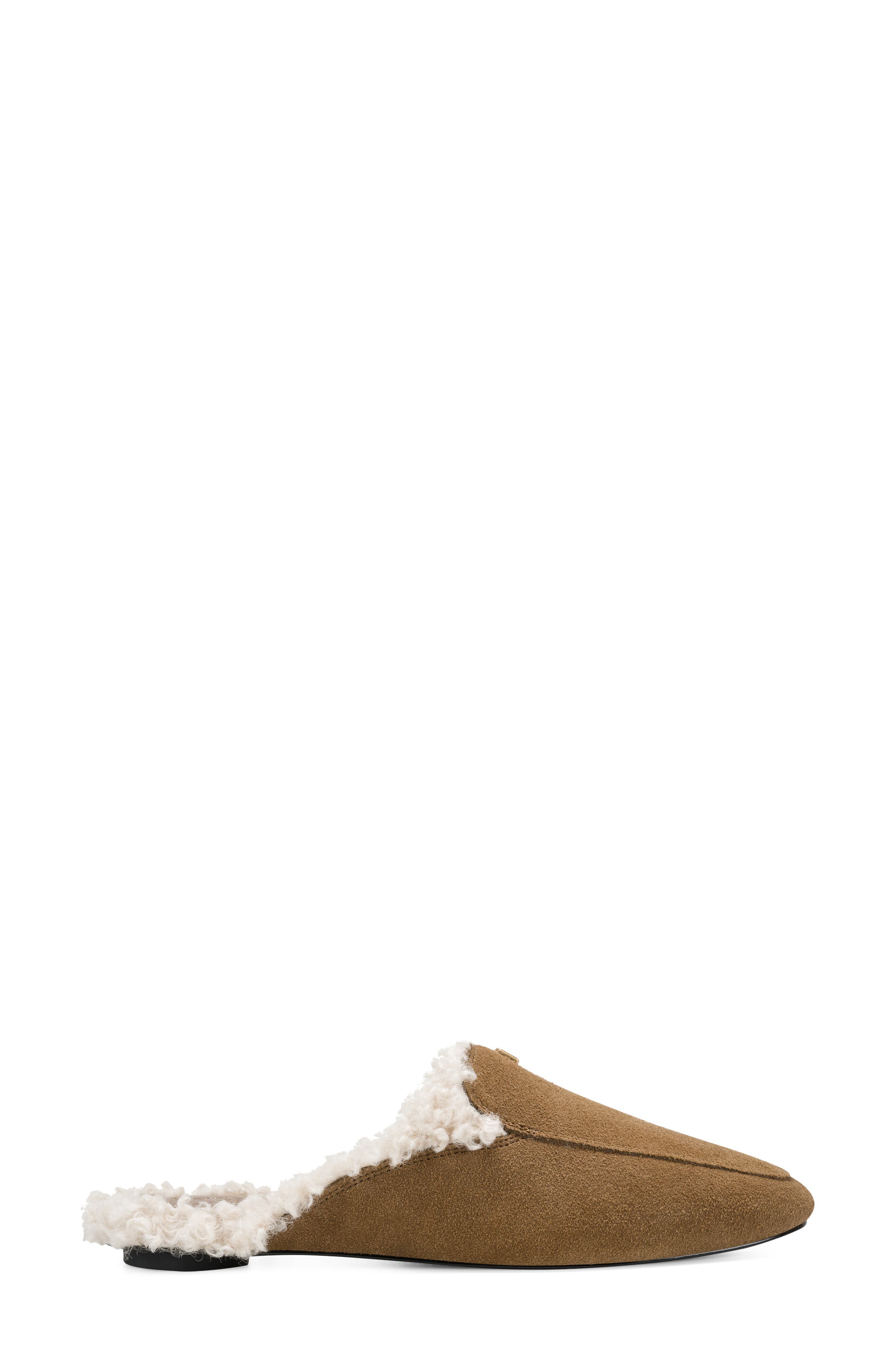 Anastasia Faux Shearling Mule, Alternate, color, CAPPUCINO