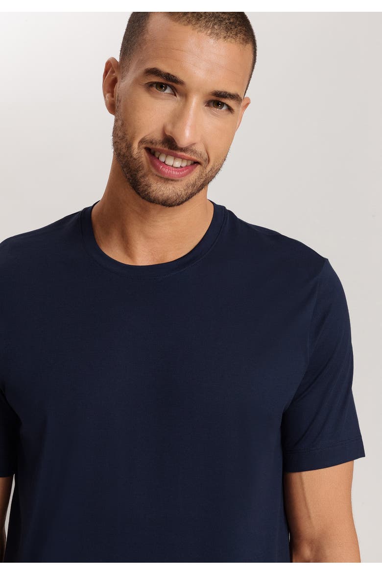 Night and Day Cotton Crew Neck T-Shirt, Alternate, color, Deep Navy