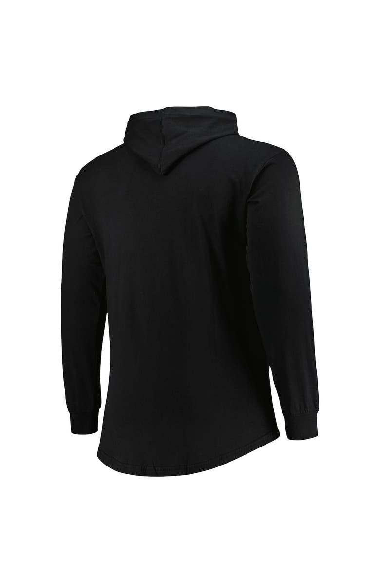 FANATICS Men's Fanatics Branded Black New Orleans Saints Big & Tall Front Runner Pullover Hoodie, Alternate, color, 