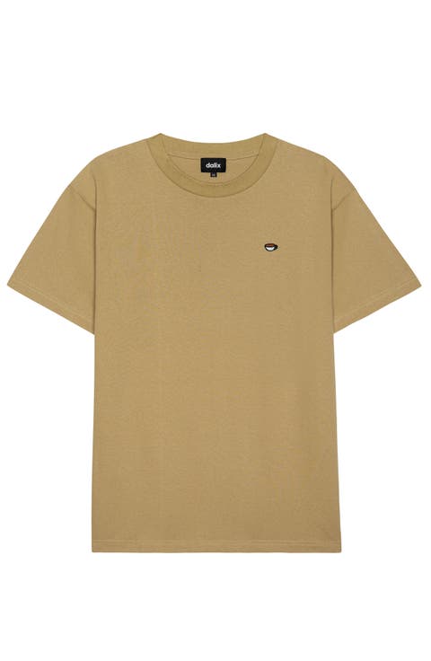 Mens Lil Coffee Heavy Weight Cotton Tee