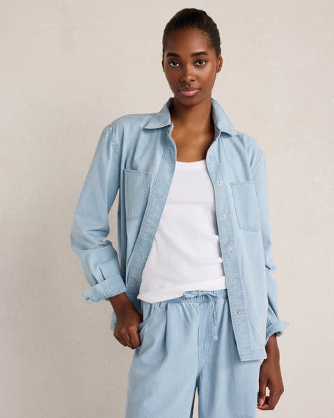 Organic Cotton Denim Shacket