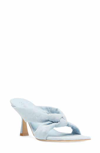 Stuart Weitzman Playa Knot Square Toe Sandal