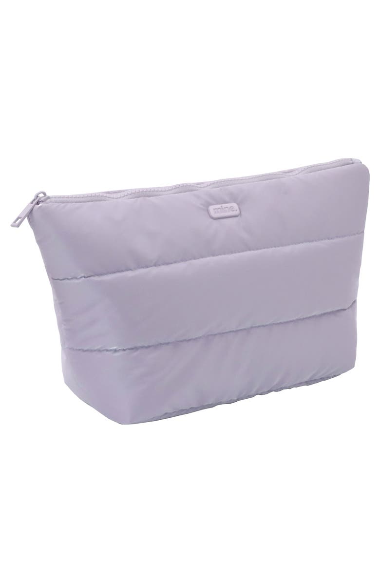 MYTAGALONGS Vanity Quilted Cosmetic Bag, Alternate, color, Lavender
