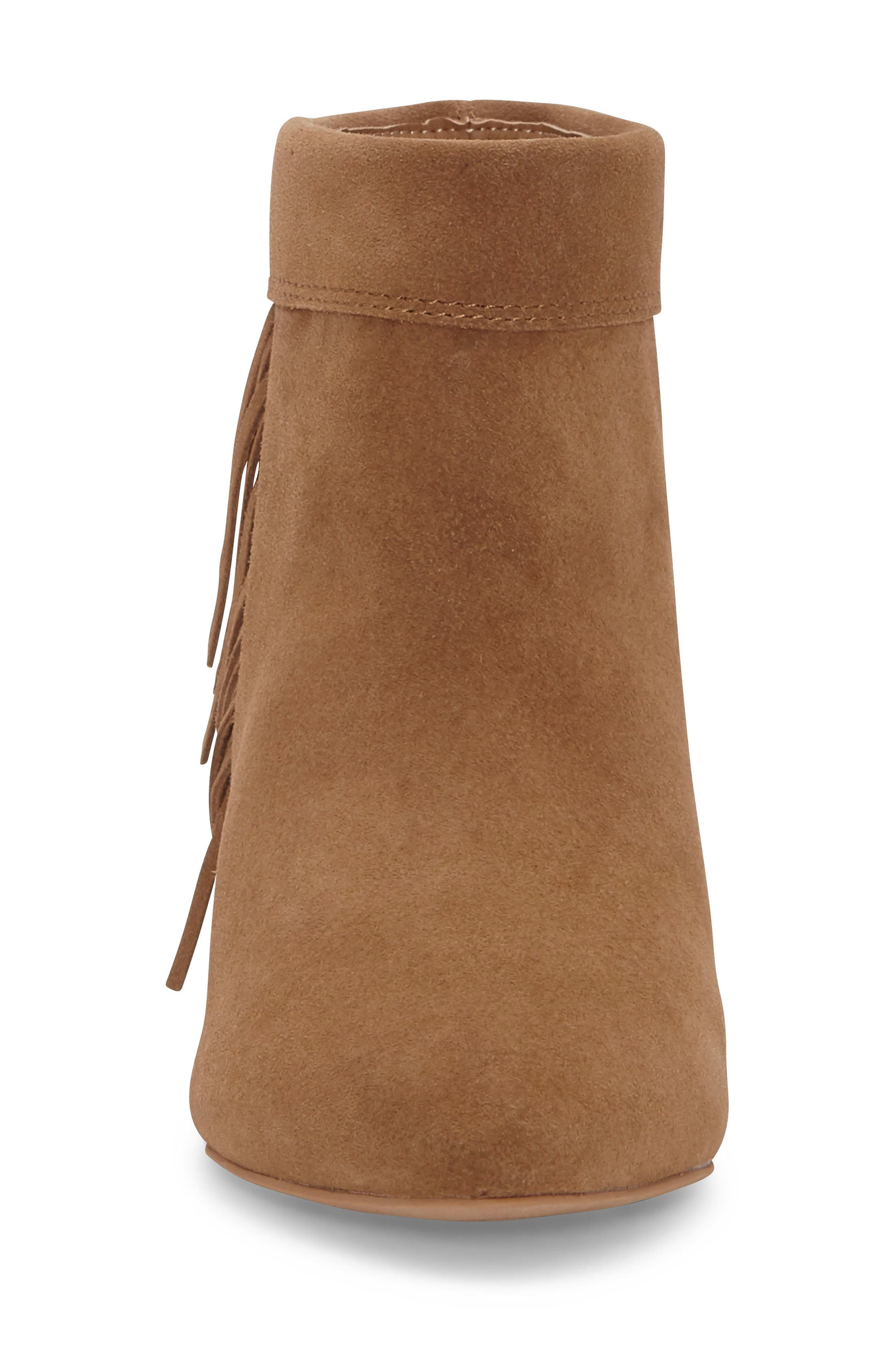 Zakina Bootie, Alternate, color, HONEY SUEDE
