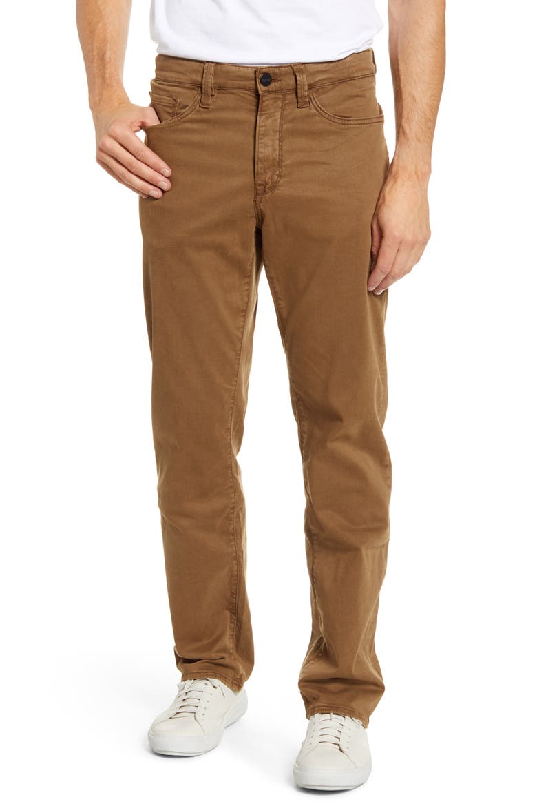 Charisma Relaxed Straight Leg Pants, Main, color, TOBACCO TWILL