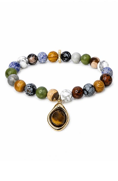 Wilder Stone Charm Stretch Bracelet